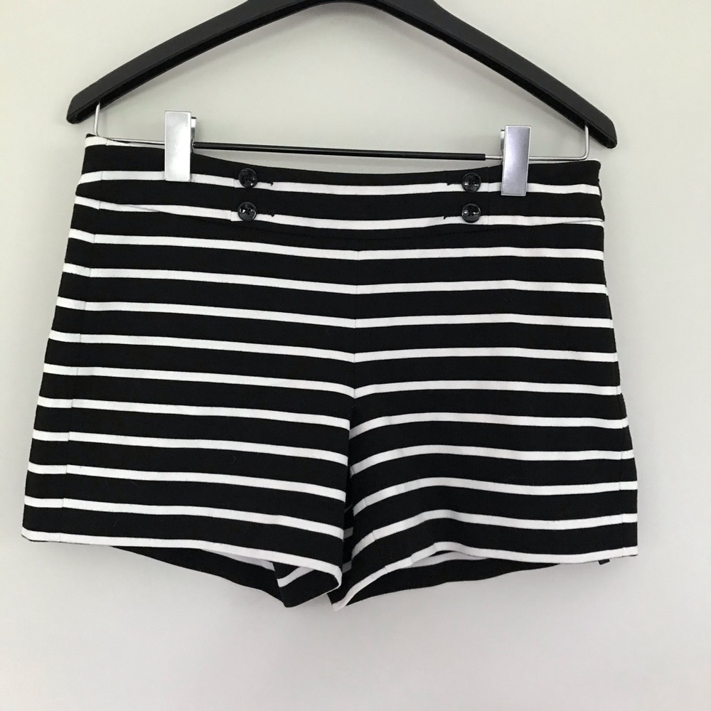 EUC. White house black market striped shorts.